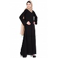 Umbrella cut abaya- Black Umbrella cut abaya- Black